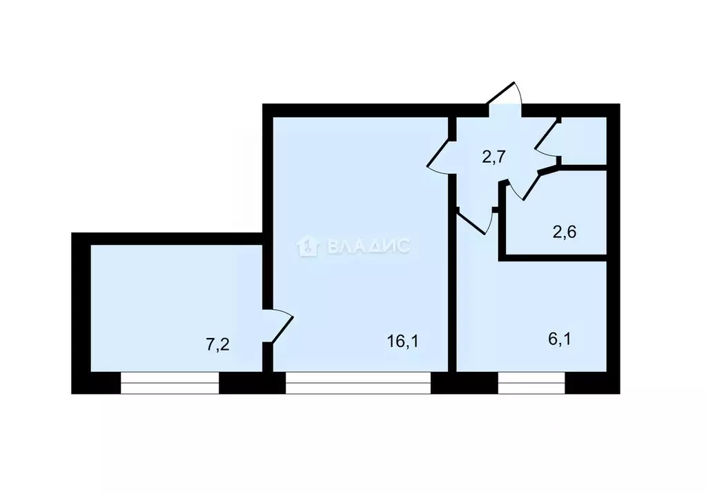 2-к кв. Оренбургская область, Орск пос. Вокзальный, ул. Спортивная, 1А ... - Фото 1