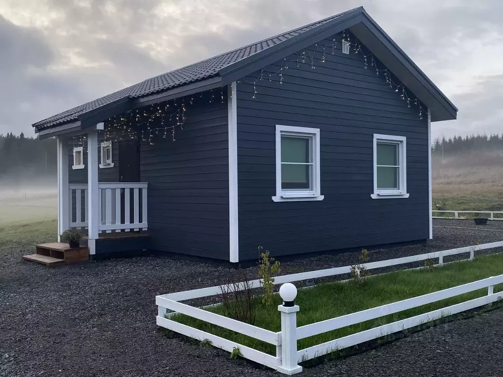 Дом в Карелия, Лахденпохский муниципальный округ, пос. Куркиеки  (60 ... - Фото 1