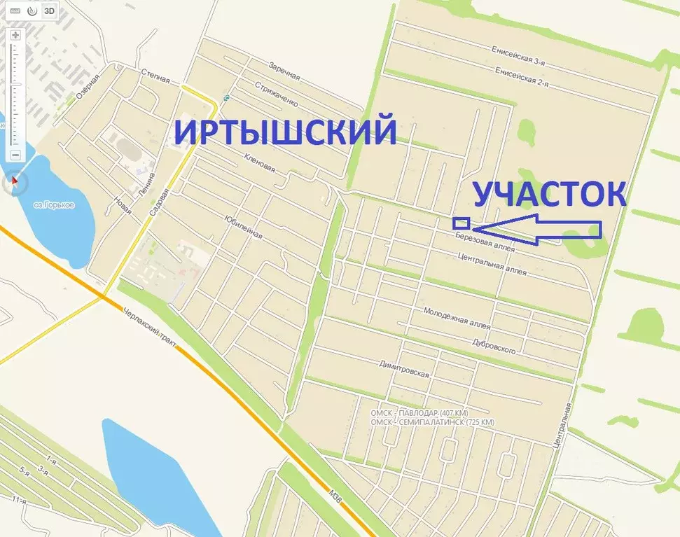Участок в Омская область, Омский район, с. Усть-Заостровка, Иртышские ... - Фото 0