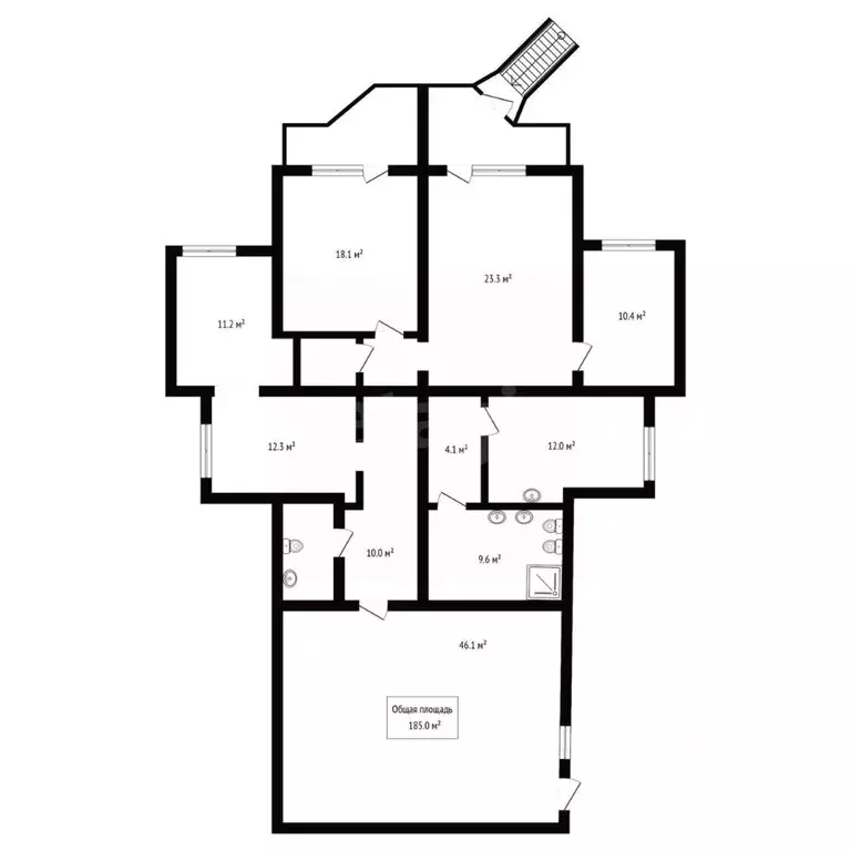 Офис в Новосибирская область, Новосибирск ул. Фрунзе, 61 (185 м) - Фото 2