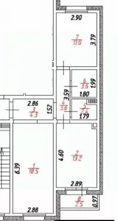 2-к кв. Иркутская область, Иркутск Депутатская ул., 87/13 (56.3 м) - Фото 2