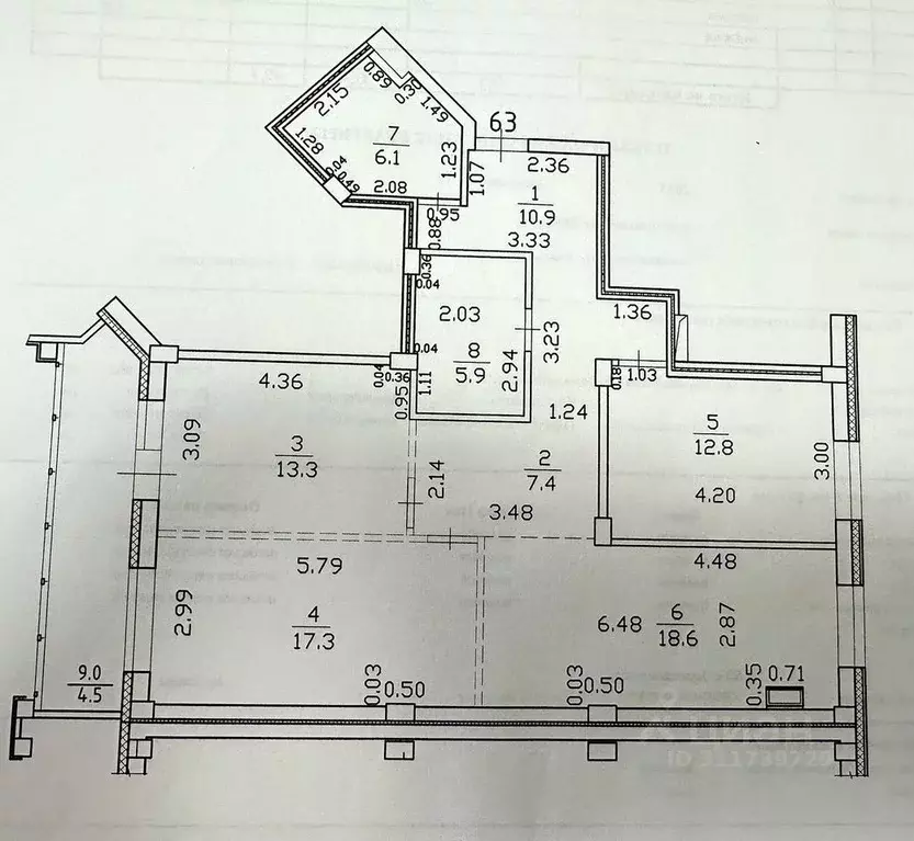 3-к кв. Кировская область, Киров ул. Героя Николая Рожнева, 4 (101.0 ... - Фото 0