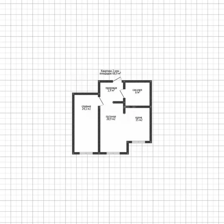 2-к кв. Адыгея, Майкоп Депутатская ул., 25 (68.9 м) - Фото 2