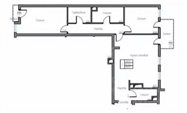 2-к кв. Калининградская область, Калининград просп. Калинина, 111 ... - Фото 2