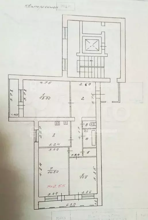 3-к. квартира, 66,7 м, 2/10 эт. - Фото 0