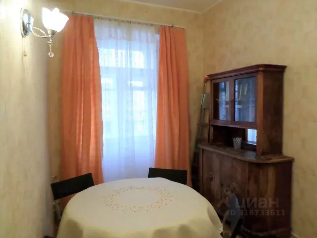 Комната Санкт-Петербург пер. Антоненко, 10 (34.0 м) - Фото 0