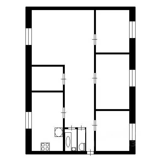 4-к кв. Татарстан, Альметьевск ул. Клары Цеткин, 36 (105.2 м) - Фото 1