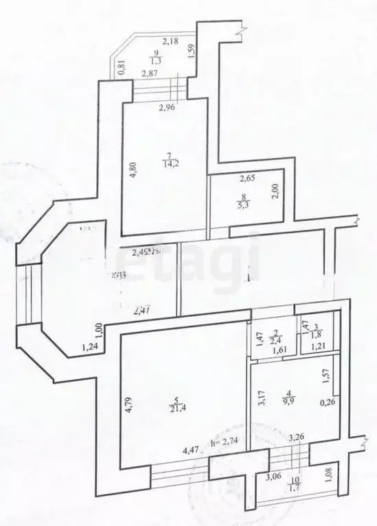 3-к кв. Забайкальский край, Чита Красноармейская ул., 61 (86.7 м) - Фото 2