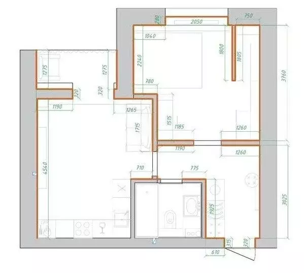 2-комнатная квартира: Сыктывкар, улица Морозова, 207 (44.8 м) - Фото 1