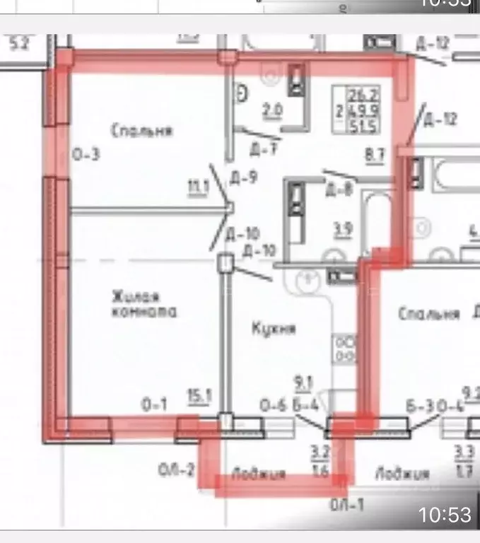 2-к кв. Кировская область, Киров ул. Ивана Попова, 97 (51.5 м) - Фото 1