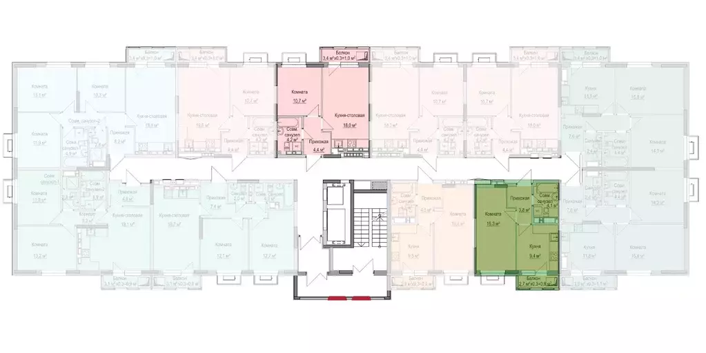 2-к кв. Удмуртия, Ижевск ул. Ключевой Поселок, 83А (56.88 м) - Фото 1