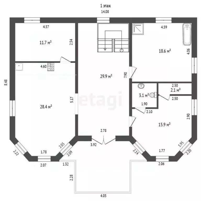 Дом в Московская область, Одинцовский городской округ, д. Грязь 21А ... - Фото 2