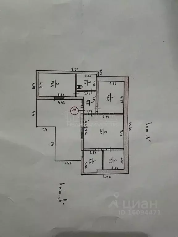 4-к кв. Крым, Симферополь ул. Училищная, 6 (105.0 м) - Фото 1