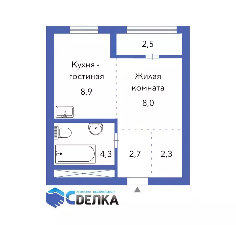 1-к кв. Амурская область, Благовещенск  (29.0 м) - Фото 0