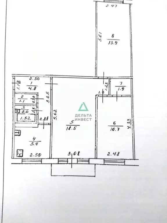 3-к кв. Башкортостан, Уфа Черниковская ул., 46 (61.3 м) - Фото 2
