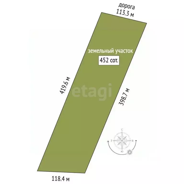 Участок в Крым, Ленинский район, с. Калиновка ул. Садовая (452.0 сот.) - Фото 1