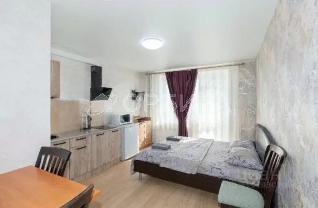 Студия Тюменская область, Тюмень ул. Монтажников, 38 (28.0 м) - Фото 1
