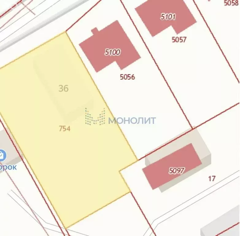 Участок в Каменки, Лучевая улица, 36 (10 м) - Фото 0