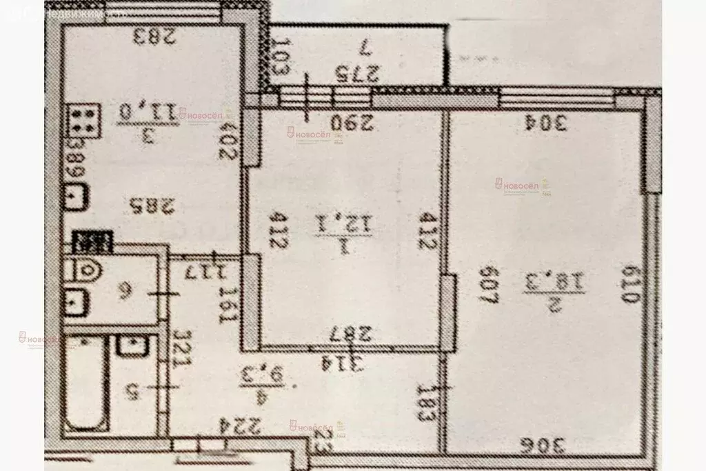 2-комнатная квартира: Екатеринбург, улица Анатолия Мехренцева, 42 (55 ... - Фото 0