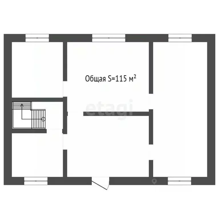Дом в Брянская область, Клинцы ул. Свердлова (115 м) - Фото 2