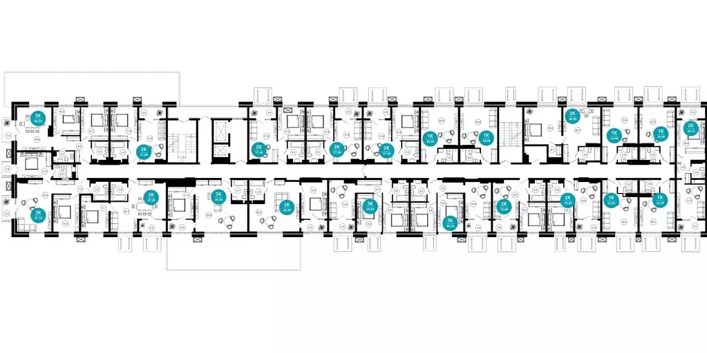 3-к кв. Краснодарский край, Сочи Адлер жилрайон, Курортный Городок ... - Фото 2