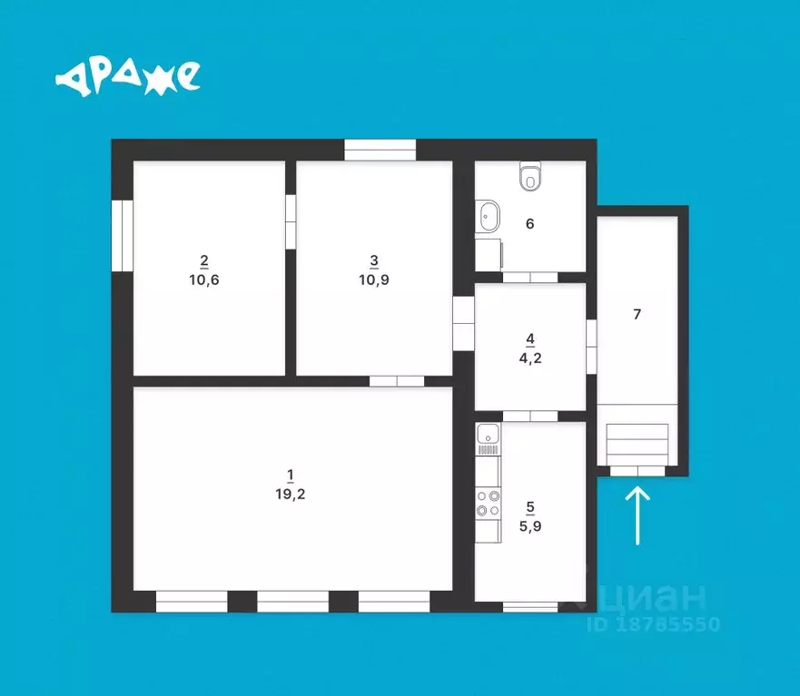 Дом в Свердловская область, Екатеринбург пер. Добрянский, 17 (51 м) - Фото 1