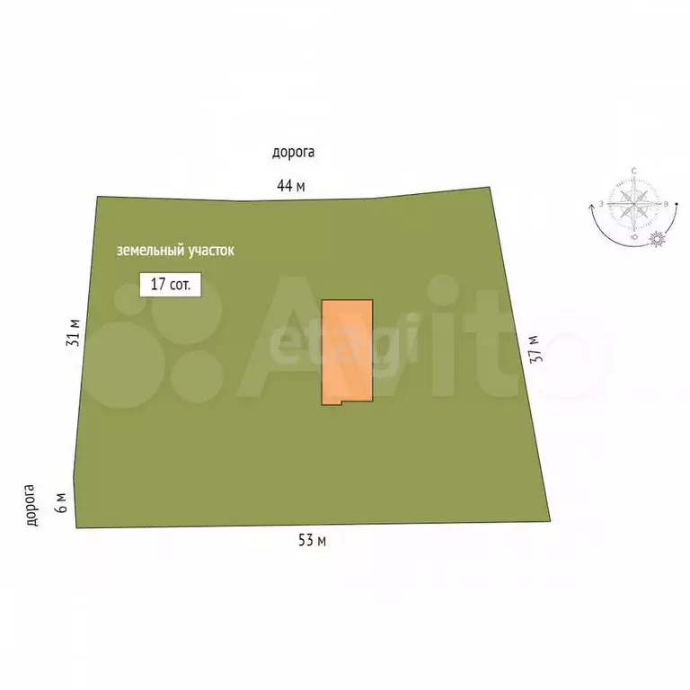 Дом 107,2 м на участке 17 сот. - Фото 0