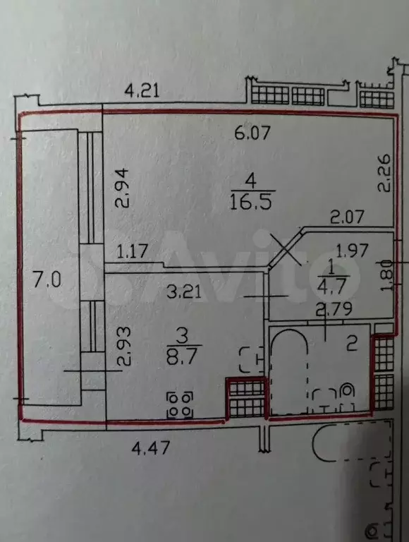 1-к. квартира, 35 м, 23/26 эт. - Фото 0