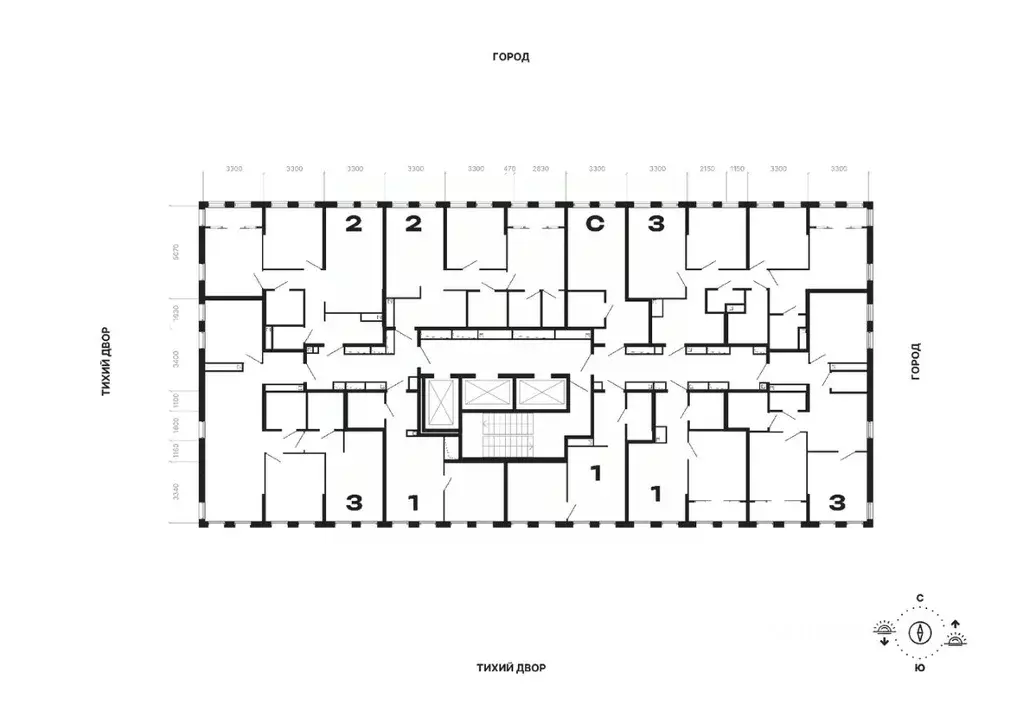 3-к кв. Свердловская область, Екатеринбург ДНК: Дом на Куйбышева жилой ... - Фото 2