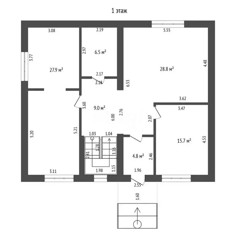Дом в Стрельцы, Заречная улица (288.5 м) - Фото 0