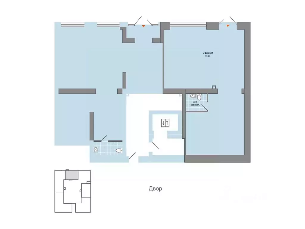 Помещение свободного назначения в Пермский край, Пермь ул. ... - Фото 2