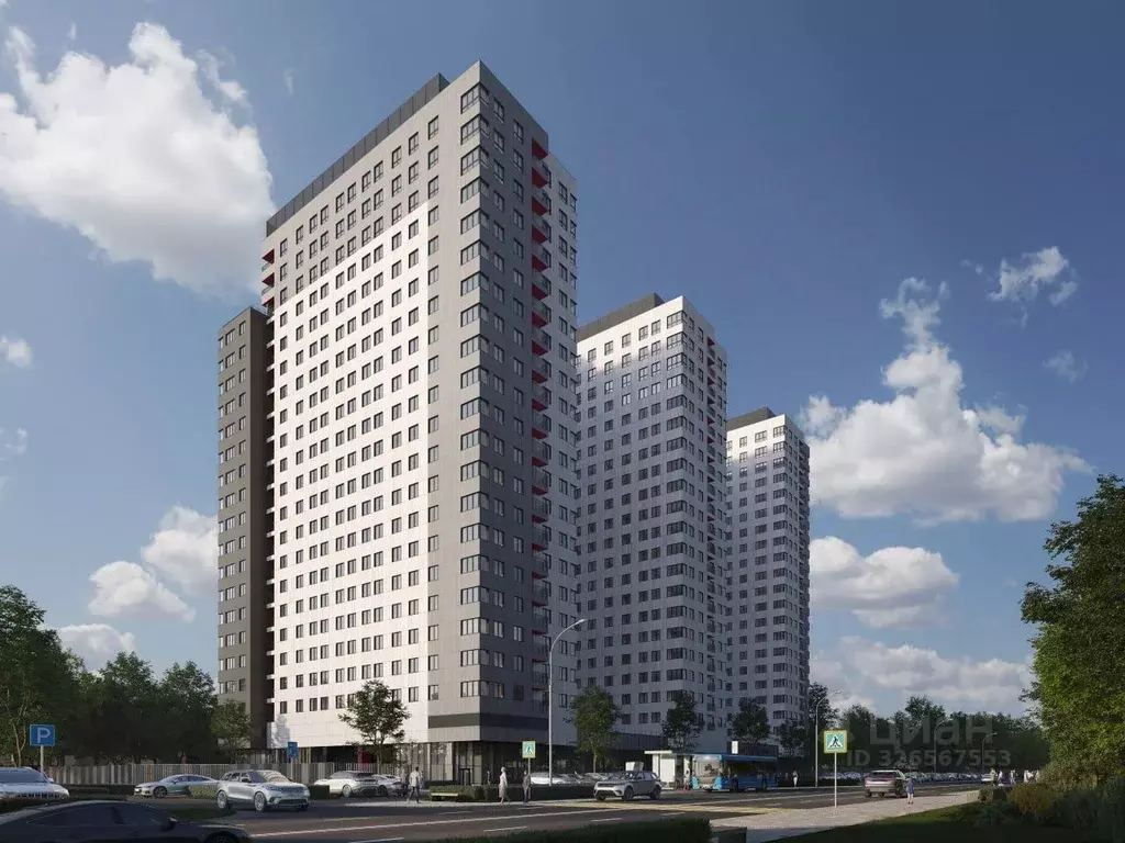 Студия Московская область, Люберцы Волковская 67 жилой комплекс (27.88 ... - Фото 2