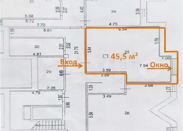 Продам помещение свободного назначения, 45.5 м - Фото 0