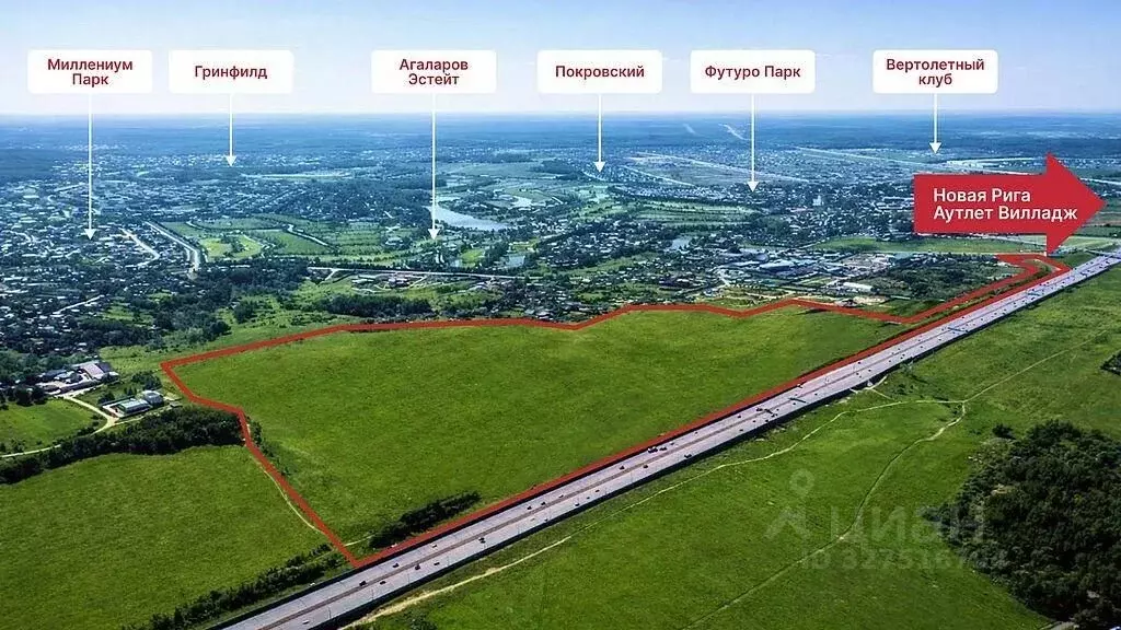 Участок в Московская область, Истра муниципальный округ, д. Обушково  ... - Фото 1