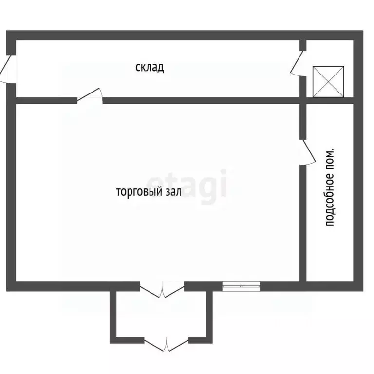 Торговая площадь в Забайкальский край, Чита пос. Рудник Кадала, Новая ... - Фото 2