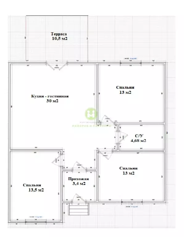 Дом в Крым, Симферополь ул. 25-я Коллективных Садов, 12 (90 м) - Фото 2