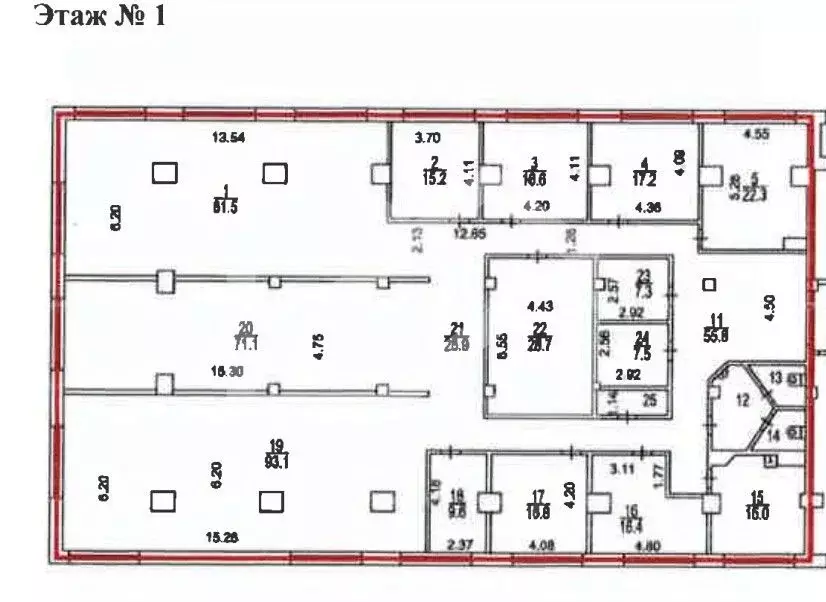 Помещение свободного назначения в Москва Бережковская наб., 16А (519 ... - Фото 2
