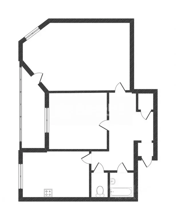 2-к кв. Ямало-Ненецкий АО, Новый Уренгой просп. Губкина, 7А (78.0 м) - Фото 2