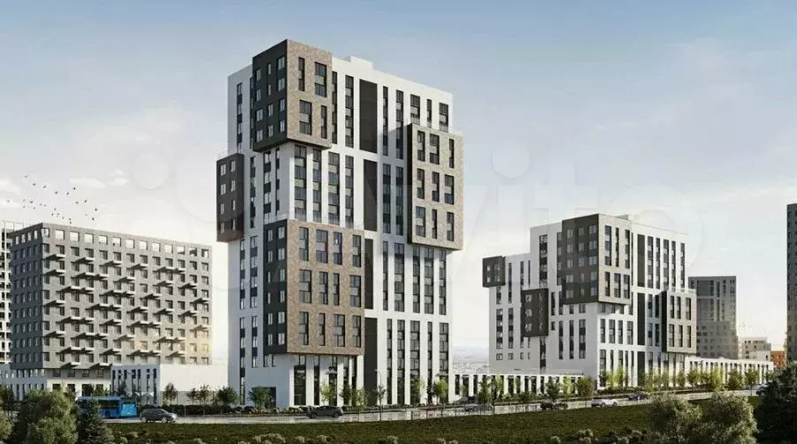 1-к. квартира, 42,4 м, 2/9 эт. - Фото 0