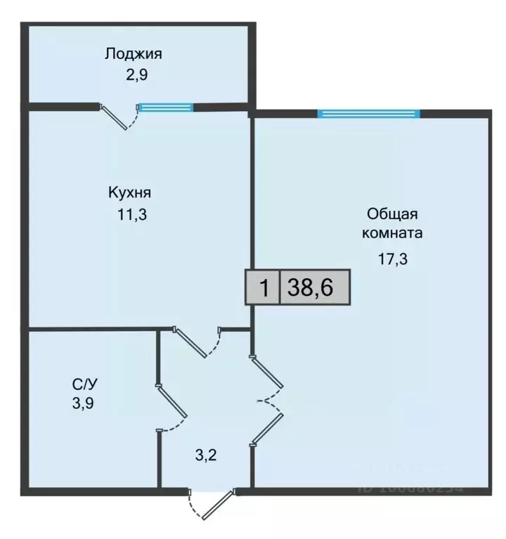 1-к кв. Ставропольский край, Железноводск ул. Кутузова (38.6 м) - Фото 0