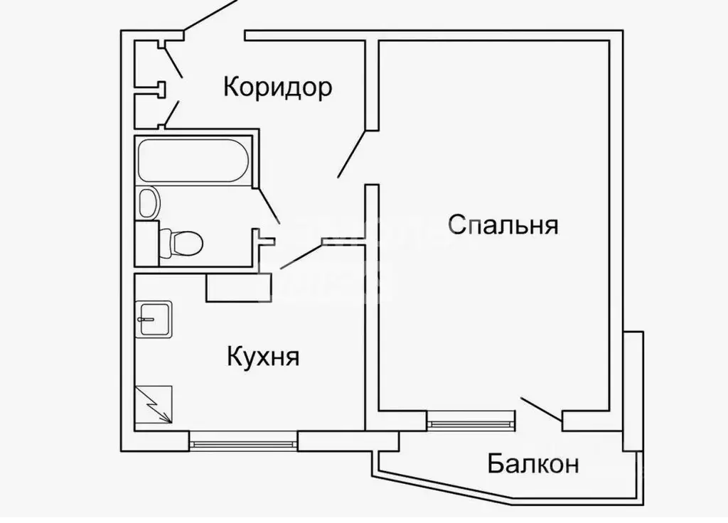 1-к кв. Москва Коломенская наб., 6К1 (37.8 м) - Фото 2