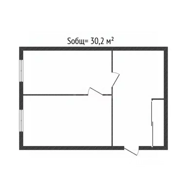 Комната Брянская область, Дятьково ул. Карла Маркса, 11 (30.2 м) - Фото 2