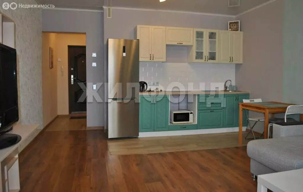 Квартира-студия: Новосибирск, улица Татьяны Снежиной, 25 (32.5 м) - Фото 1