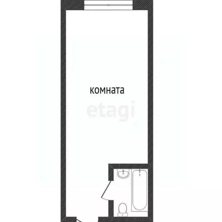 Студия Кемеровская область, Кемерово Ногинская ул., 10 (22.4 м) - Фото 1