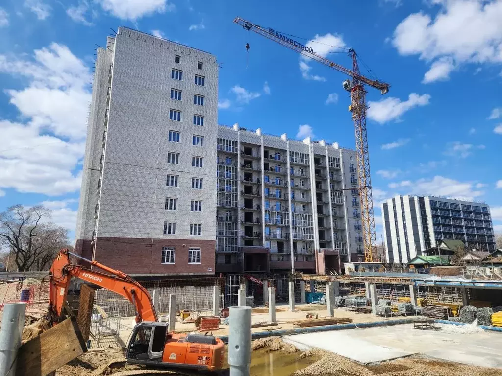 1-к кв. Амурская область, Благовещенск ул. Горького, 205 (39.6 м) - Фото 2