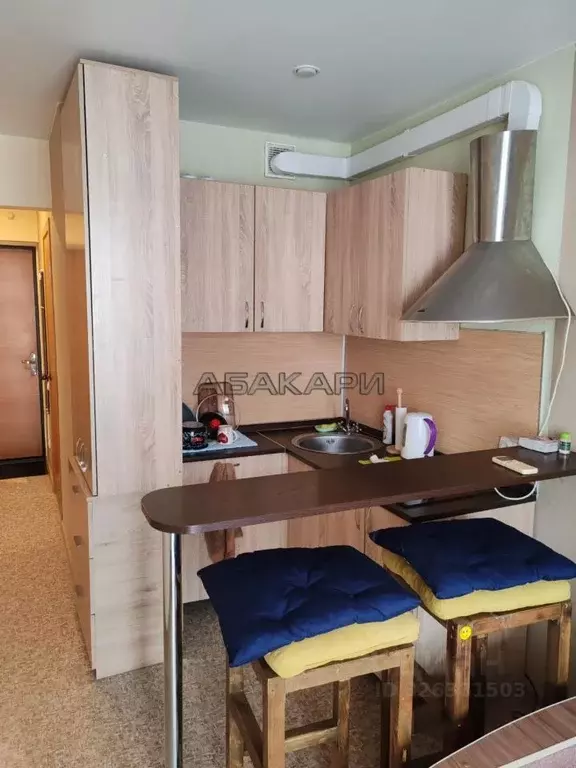 Студия Красноярский край, Красноярск ул. Лесников, 25 (16.0 м) - Фото 1