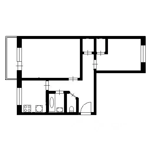 2-к кв. Санкт-Петербург Железноводская ул., 21 (50.0 м) - Фото 1