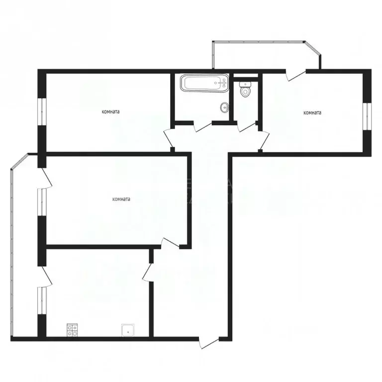 3-к кв. Тюменская область, Тюмень Широтная ул., 104к1 (100.0 м) - Фото 2