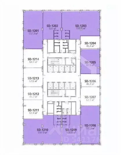 Помещение свободного назначения в Москва Дмитровский проезд, вл1Г (137 ... - Фото 2