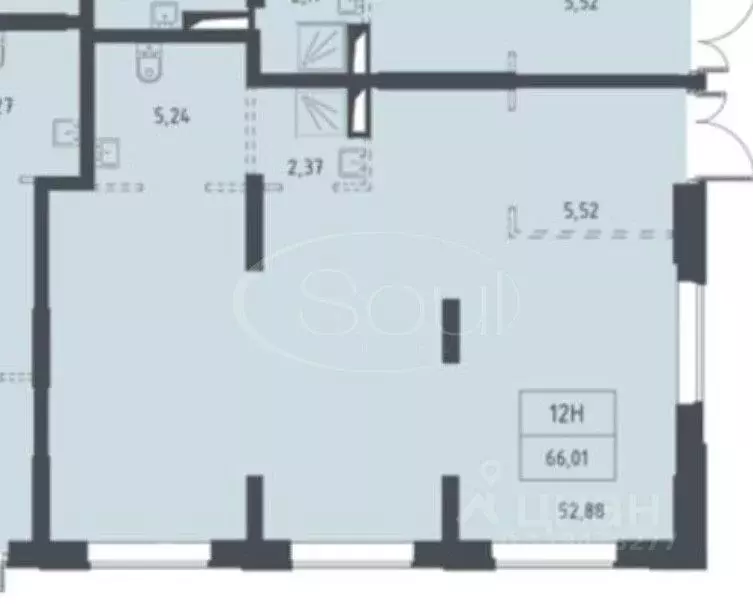 Торговая площадь в Московская область, Домодедово городской округ, с. ... - Фото 2